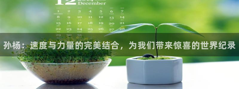 三牛娱乐网址：孙杨：速度与力量的完美结合，为我们带来惊喜的世界纪录