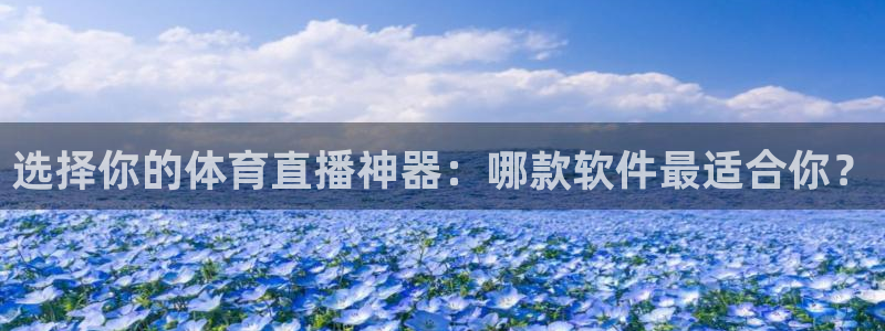 三牛娱乐入口：选择你的体育直播神器：哪款软件最适合你？